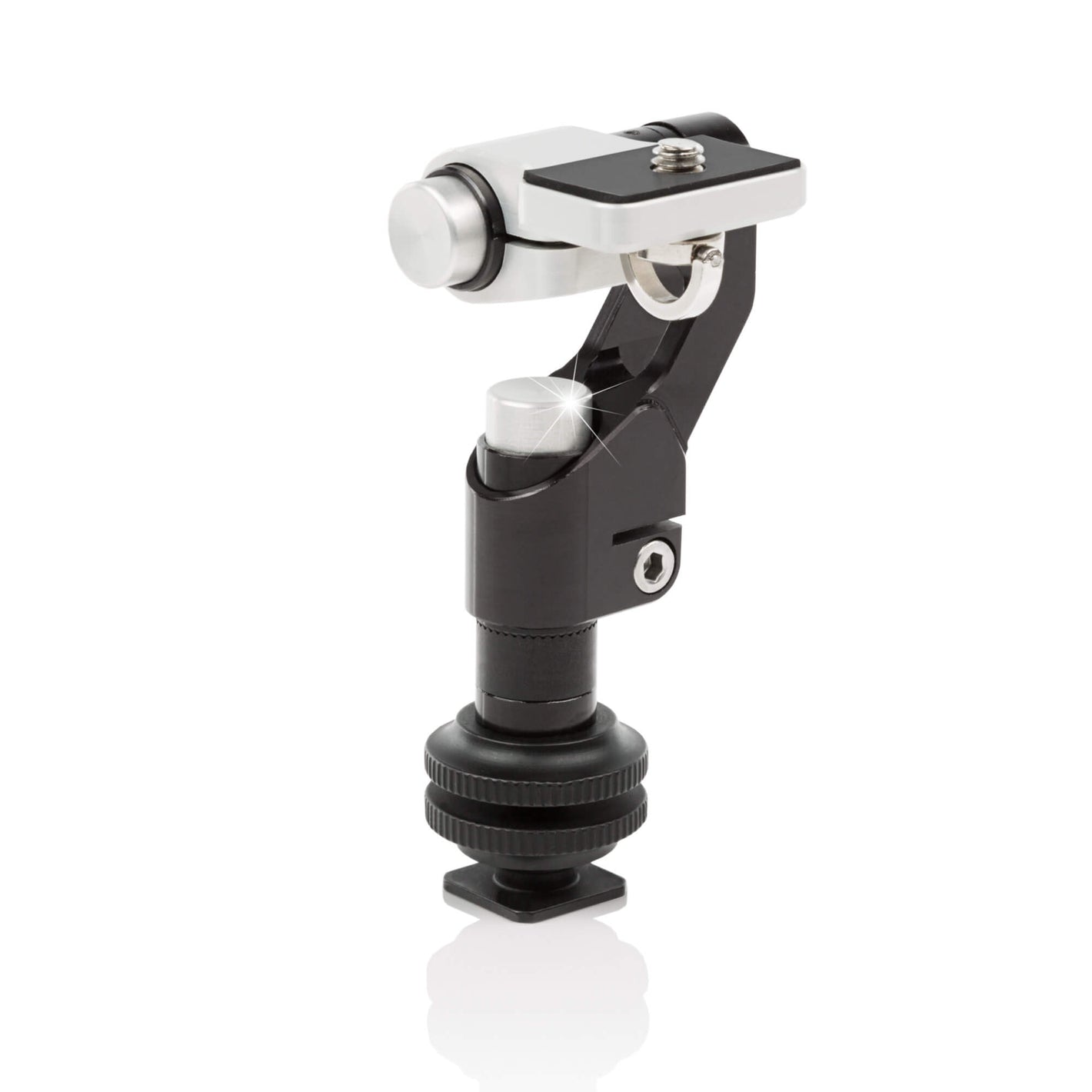 2 axis Push-Button arm with cold shoe