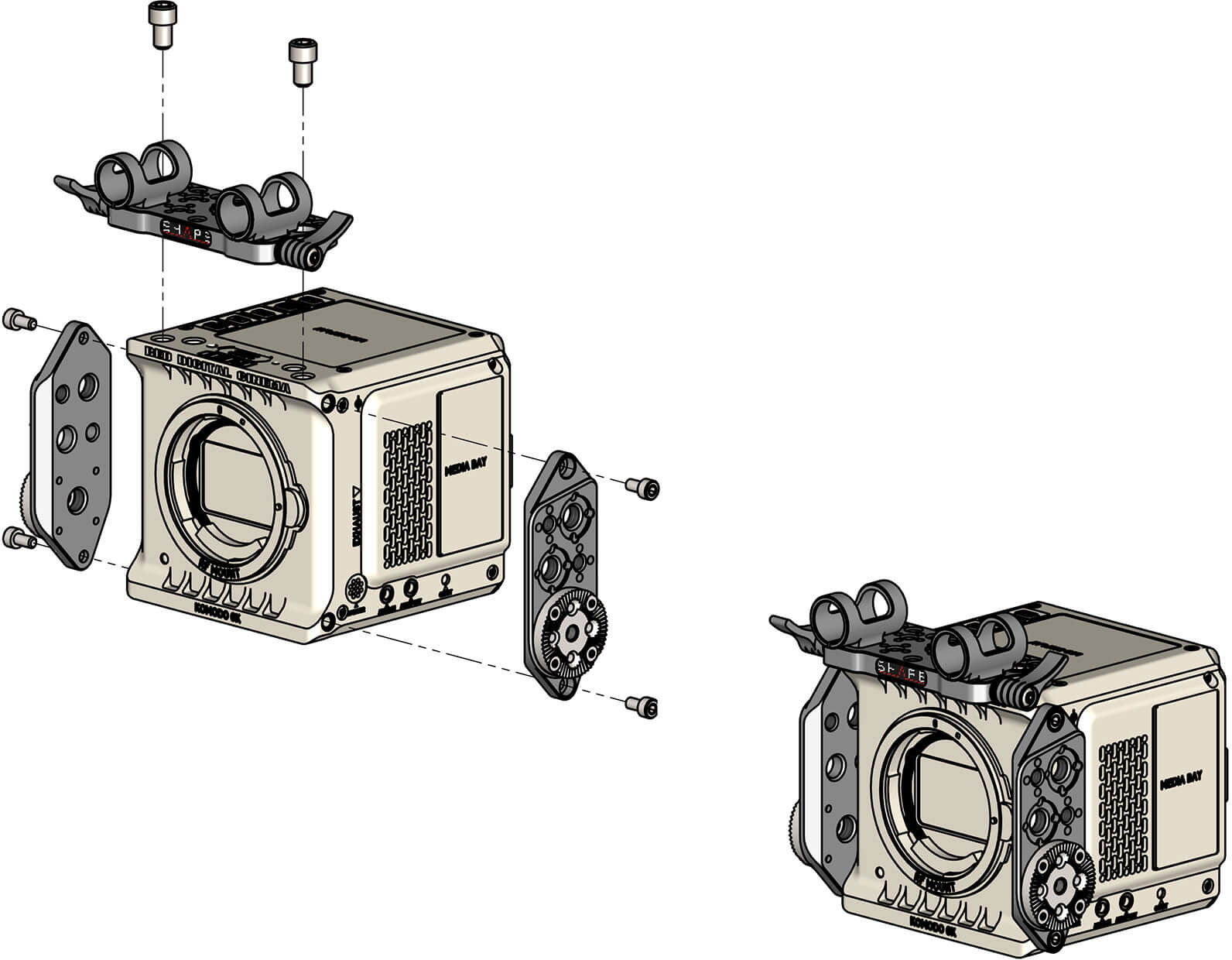 External synced image