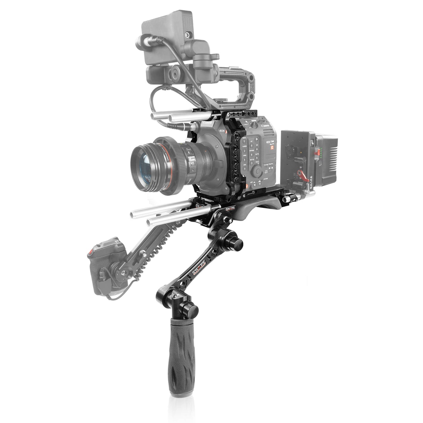 Canon C500 Mark II - C300 Mark III Cage - Baseplate with Handle