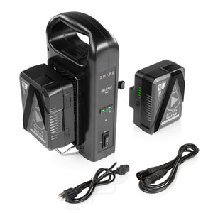 Full Play 2 Battery Kit with 2-Bay Vertical Charger - Gold Mount
