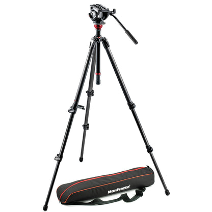 MVH500AH Fluid Head & 755CX3 MagFibre Tripod with Carrying Bag