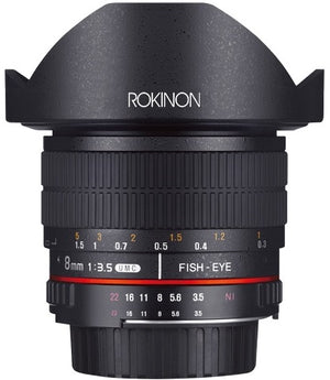 8mm F3.5 HD Fisheye with Removable Hood for Micro Four Thirds