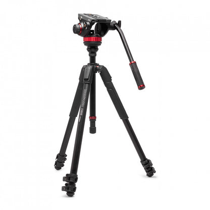 502 Fluid Video Head Flat Base with 055 Video Alu Tripod