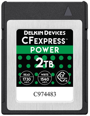 2TB CFexpress Power Memory Card