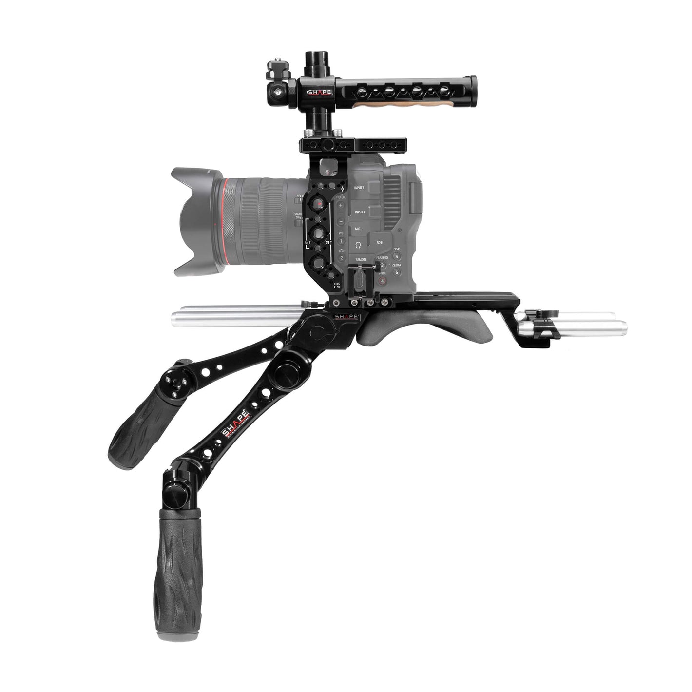Canon C70 Baseplate - Cage with Handles