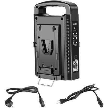 Neewer BP-2CH Pro Dual V-mount Charger w/ 100w USB-PD
