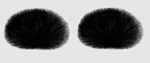 Furry Windshield - 2 Pcs