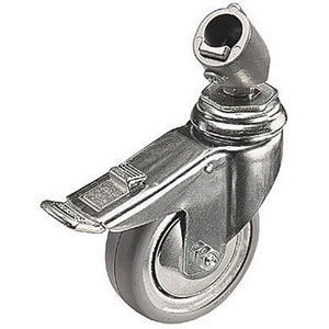 Caster Set of 3 (100mm) with Brakes f/All 22mm Leg Diameters
