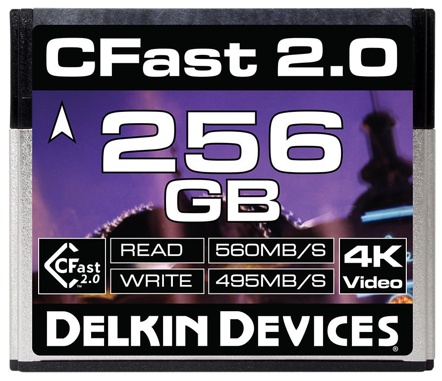 256GB Premium CFast 2.0 Memory Card