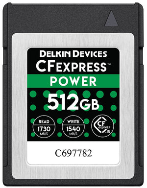 512GB CFexpress Power Memory Card