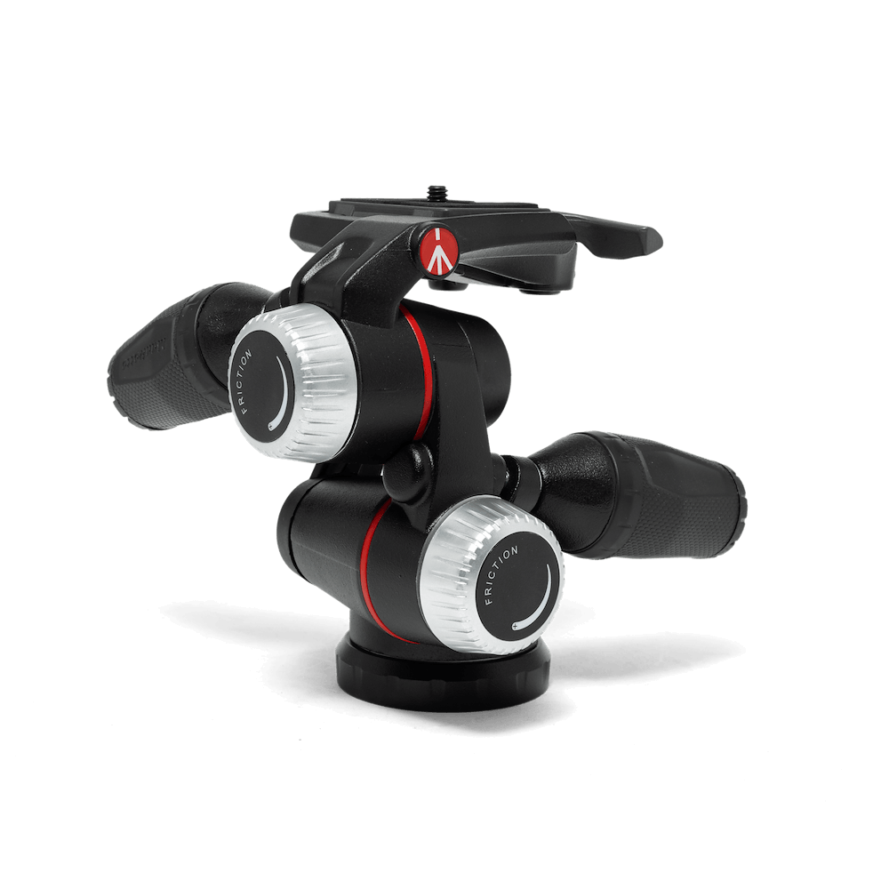 X-PRO 3-Way tripod head with XCHANGE quick release system