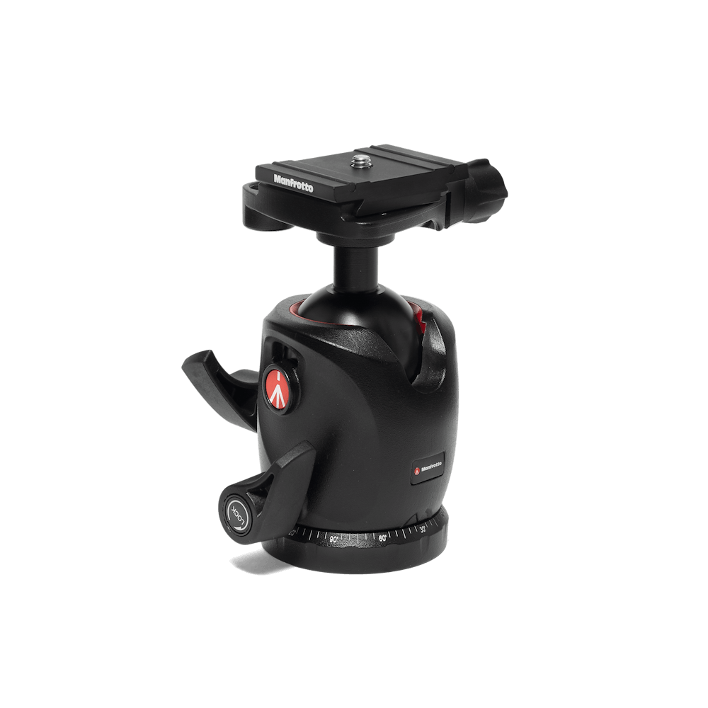 X-PRO ball tripod head with XCHANGE quick release system