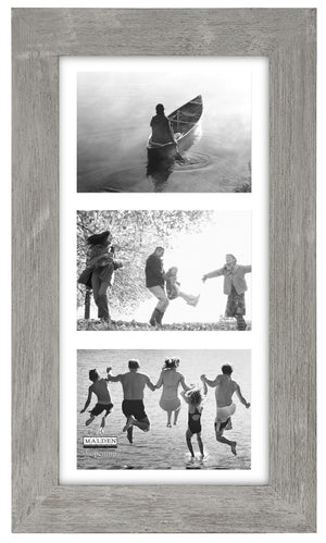 3 Opening  5x7 Gray Matted