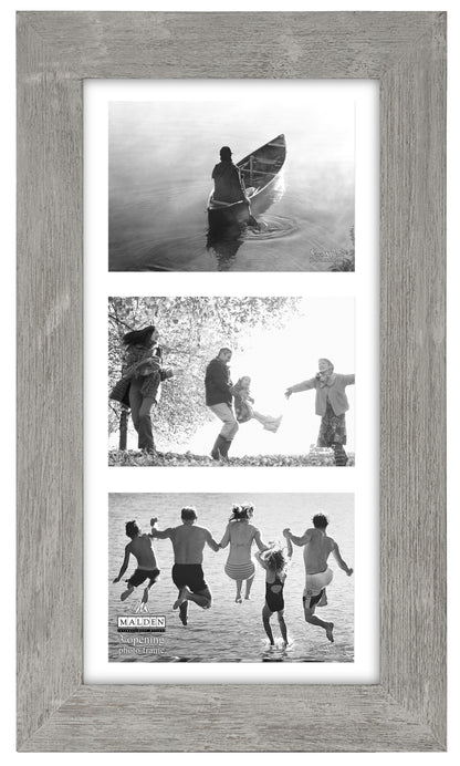 3 ouvertures 5x7 gris mat