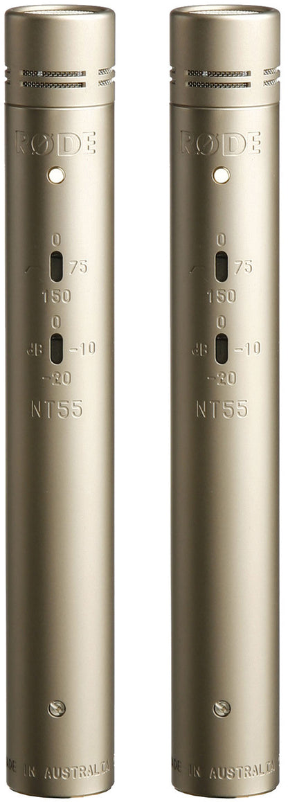 NT55 Multi-Pattern 1/2" Condenser Microphones - Matched Pair