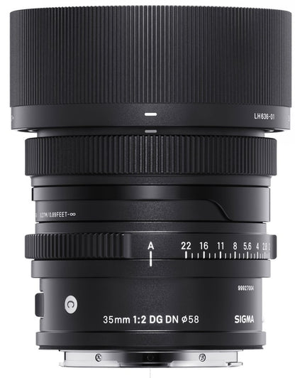 35 mm f/2 DG DN Contemporain pour Sony E