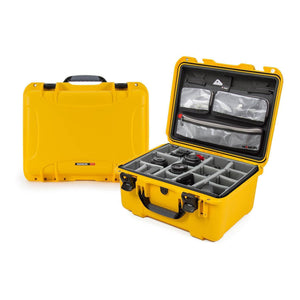 Nanuk Case w/lid org./divider - Yellow