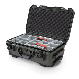 935 Nanuk Case w/padded divider - Olive