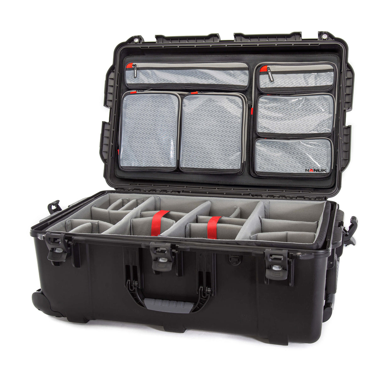 963 Nanuk Case w/lid org w/ divider- Black