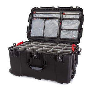 965 Nanuk Case w/lid org w/ divider- Black