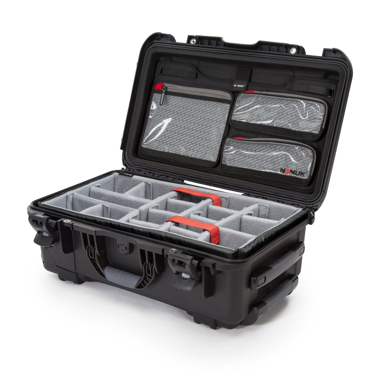 Nanuk Case 935 R Collection w/lid org, w/divider - Black