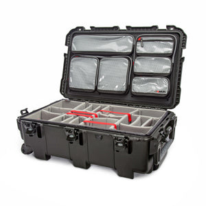 Nanuk Case 962 w/lid org, w/divider - Black