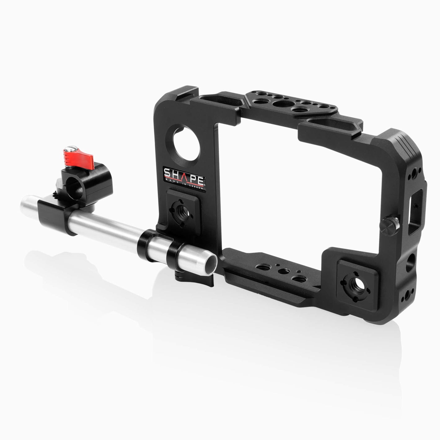 Cage for Atomos Shinobi Monitor with 15mm LWS Swivel Rod Clamp