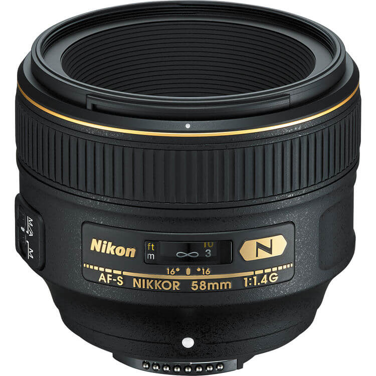AF-S NIKKOR 58mm f1.4G Lens