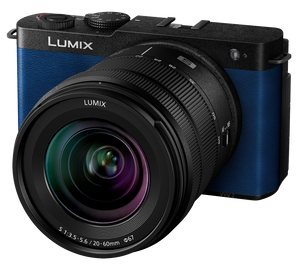 Appareil photo numérique hybride Lumix S9 avec objectif S 20-60 mm f/3,5-5,6 - Bleu