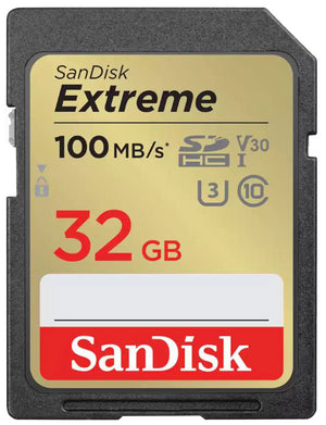 Carte SD Extreme UHS-I 100 Mo/s - 32 Go