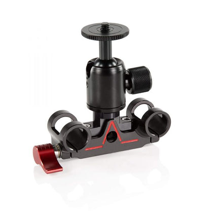 Ball head with adjustable 15mm rod bloc lightweight