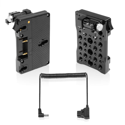 Gold Mount Pivoting Battery Plate for Canon C70