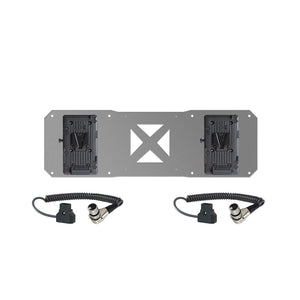 2 V-Mount and 2 Cables for Atomos Sumo Battery Plate
