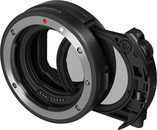 Drop-in Filter Mount Adapter EF-EOS R with Drop-in Circular Polarizing Filter