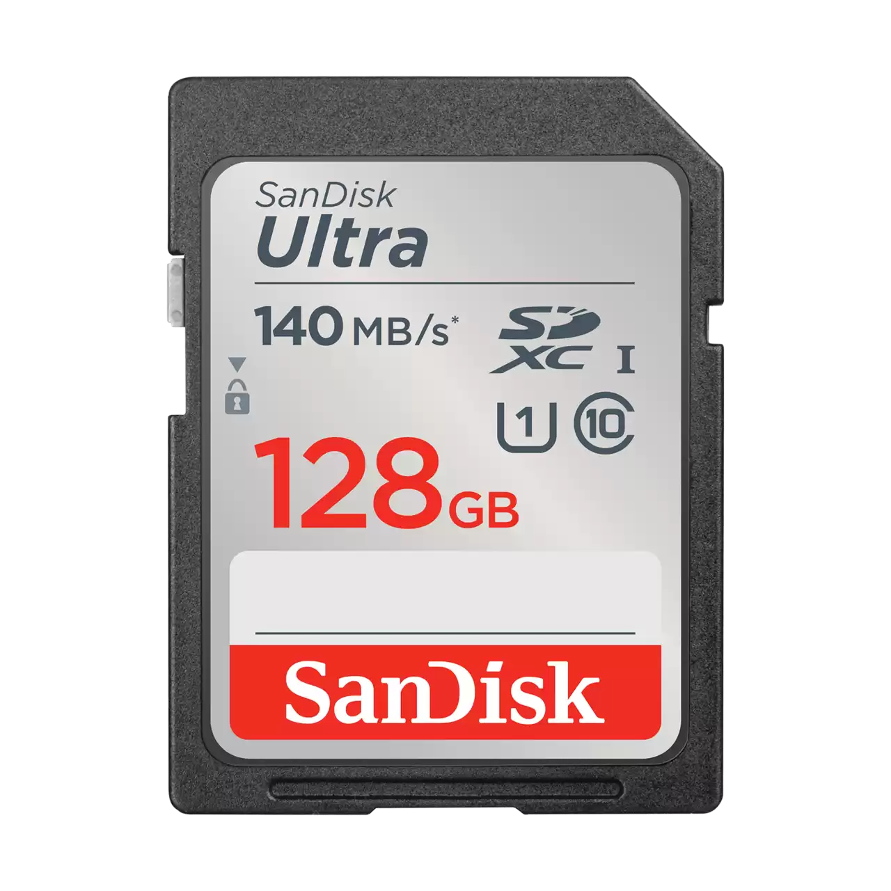 SanDisk Ultra SDXC UHS-I Carte mémoire 128 Go – Jusqu'à 140 Mo/s, C10, U1