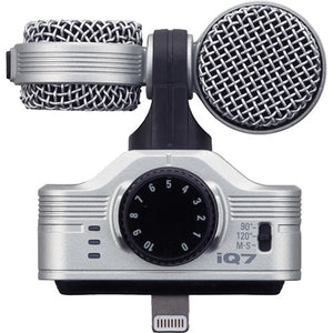 iQ7 Mid-Side Stereo Microphone for iOS Devices with Lightning Connector