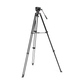 Video Alu Tripod with 500X Fluid Head for Cameras (Black)