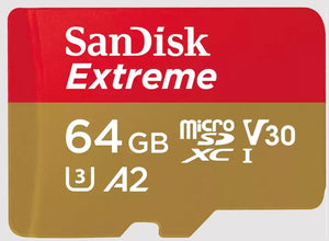 Carte microSDXC UHS-I extrême - 64 Go
