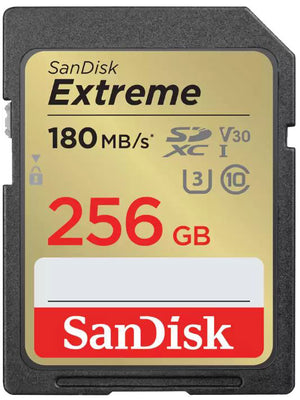 Carte SD Extreme UHS-I 180 Mo/s - 256 Go