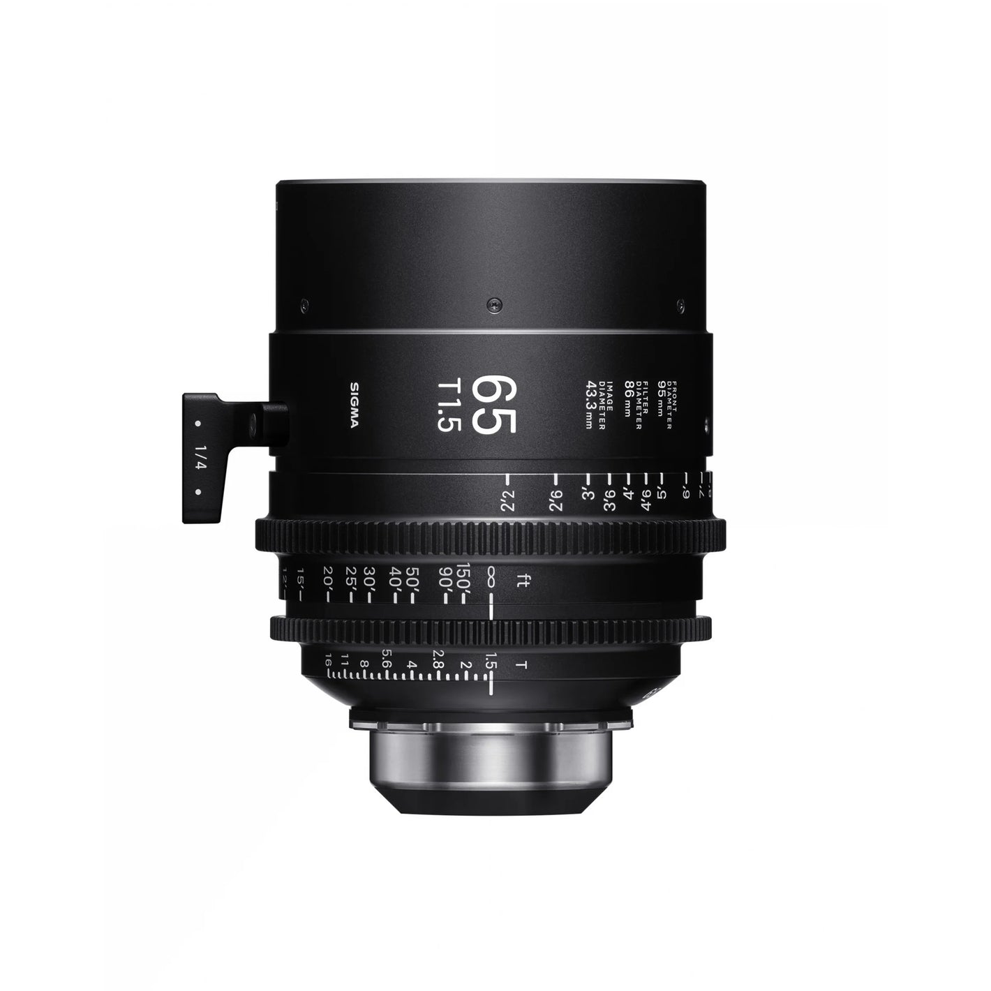 65mm T1.5 Cine FF High Speed Prime - Feet - PL