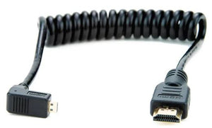 ATOMCAB010 Coiled Full to Full HDMI Cable 30cm