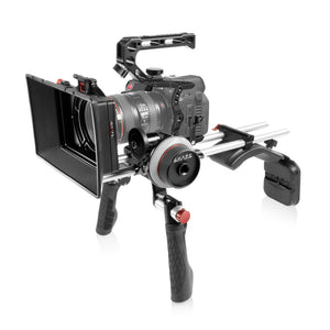Canon EOS R5C - R5 - R6 Shoulder Mount Kit Matte Box Follow Focus