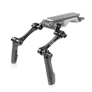Compact quick handle Arri rosette black